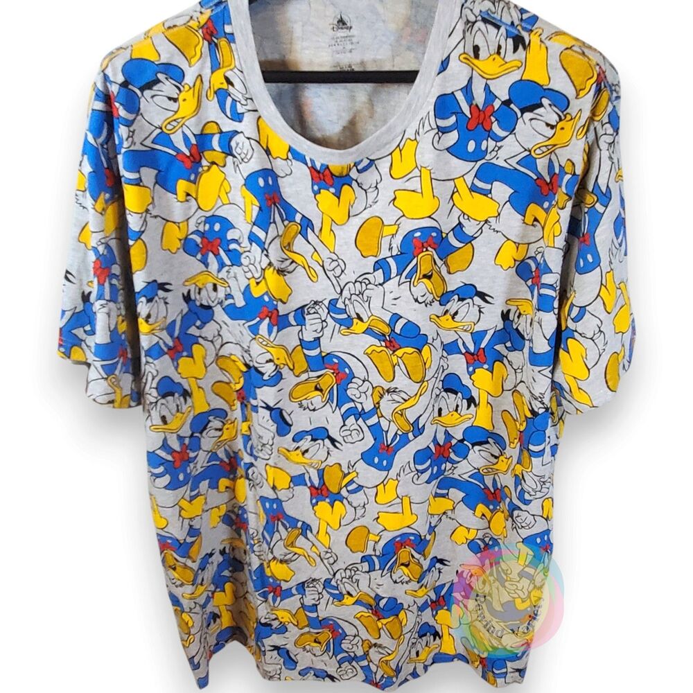 Disney 4XL Donald Duck All Over Print AOP Tee